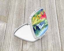 Load image into Gallery viewer, Massachusetts Mayflowers in Watercolor Compact Mirror