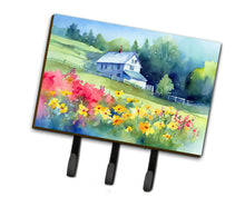 Load image into Gallery viewer, Massachusetts Mayflowers in Watercolor Leash or Key Holder