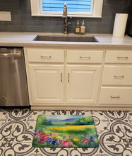 Load image into Gallery viewer, Massachusetts Mayflowers in Watercolor Memory Foam Kitchen Mat