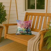 Load image into Gallery viewer, Michigan Apple Blossoms in Watercolor Throw Pillow