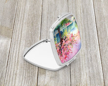 Load image into Gallery viewer, Michigan Apple Blossoms in Watercolor Compact Mirror