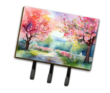 Load image into Gallery viewer, Michigan Apple Blossoms in Watercolor Leash or Key Holder