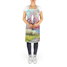 Load image into Gallery viewer, Michigan Apple Blossoms in Watercolor Apron – Artist-Designed Kitchen, BBQ &amp; Craft Apron