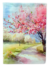 Load image into Gallery viewer, Michigan Apple Blossoms in Watercolor House Flag