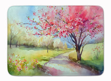 Load image into Gallery viewer, Michigan Apple Blossoms in Watercolor Memory Foam Kitchen Mat