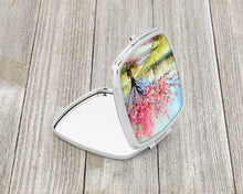 Load image into Gallery viewer, Michigan Apple Blossoms in Watercolor Compact Mirror