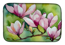Load image into Gallery viewer, Mississippi Magnolia in Watercolor Dish Drying Mat