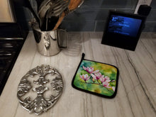 Load image into Gallery viewer, Mississippi Magnolia in Watercolor Pair of Pot Holders