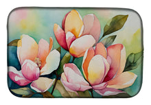 Load image into Gallery viewer, Mississippi Magnolia in Watercolor Dish Drying Mat