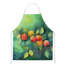 Load image into Gallery viewer, Missouri Hawthorns in Watercolor Apron – Artist-Designed Kitchen, BBQ &amp; Craft Apron