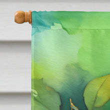 Load image into Gallery viewer, Missouri Hawthorns in Watercolor House Flag