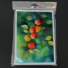 Load image into Gallery viewer, Missouri Hawthorns in Watercolor Greeting Cards -  Blank Note Cards – 8-Pack of Artist-Designed Cards with Envelopes