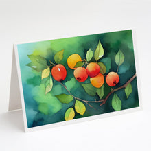 Load image into Gallery viewer, Missouri Hawthorns in Watercolor Greeting Cards -  Blank Note Cards – 8-Pack of Artist-Designed Cards with Envelopes