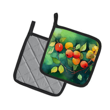Load image into Gallery viewer, Missouri Hawthorns in Watercolor Pair of Pot Holders