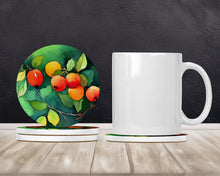 Load image into Gallery viewer, Missouri Hawthorns in Watercolor Large Sandstone Coasters Pack of 4