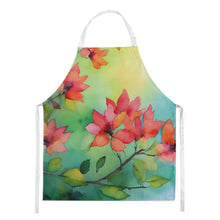 Load image into Gallery viewer, Missouri Hawthorns in Watercolor Apron – Artist-Designed Kitchen, BBQ &amp; Craft Apron