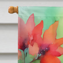 Load image into Gallery viewer, Missouri Hawthorns in Watercolor House Flag
