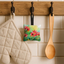 Load image into Gallery viewer, Missouri Hawthorns in Watercolor Hanging Square Fabric Ornament 3.5 × 3.5