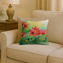 Load image into Gallery viewer, Missouri Hawthorns in Watercolor Throw Pillow