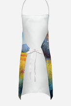 Load image into Gallery viewer, Montana Bitterroot in Watercolor Apron – Artist-Designed Kitchen, BBQ &amp; Craft Apron
