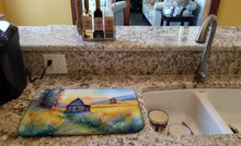 Load image into Gallery viewer, Montana Bitterroot in Watercolor Dish Drying Mat