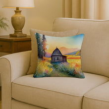 Load image into Gallery viewer, Montana Bitterroot in Watercolor Throw Pillow