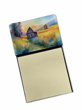 Load image into Gallery viewer, Montana Bitterroot in Watercolor Sticky Note Holder- Refiilable Desk Accessory Note Pad