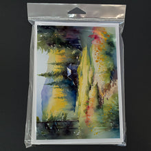 Load image into Gallery viewer, Montana Bitterroot in Watercolor Greeting Cards -  Blank Note Cards – 8-Pack of Artist-Designed Cards with Envelopes