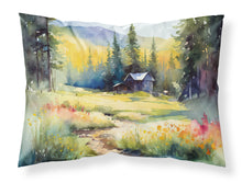 Load image into Gallery viewer, Montana Bitterroot in Watercolor Fabric Standard Pillowcase – Artistic Decorative Front, White Back