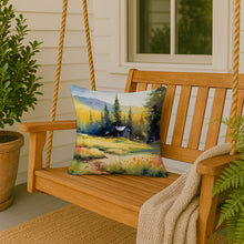 Load image into Gallery viewer, Montana Bitterroot in Watercolor Throw Pillow