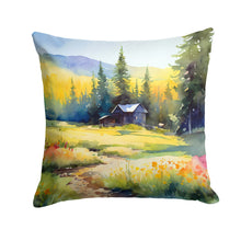 Load image into Gallery viewer, Montana Bitterroot in Watercolor Throw Pillow