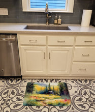 Load image into Gallery viewer, Montana Bitterroot in Watercolor Memory Foam Kitchen Mat