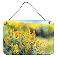 Load image into Gallery viewer, Nebraska Goldenrod in Watercolor Wall or Door Hanging Prints