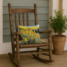 Load image into Gallery viewer, Nebraska Goldenrod in Watercolor Throw Pillow