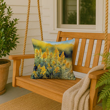 Load image into Gallery viewer, Nebraska Goldenrod in Watercolor Throw Pillow