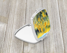Load image into Gallery viewer, Nebraska Goldenrod in Watercolor Compact Mirror