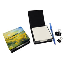 Load image into Gallery viewer, Nebraska Goldenrod in Watercolor PU Leather Note Paper Holder
