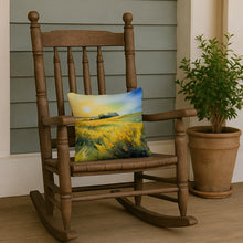Load image into Gallery viewer, Nebraska Goldenrod in Watercolor Throw Pillow