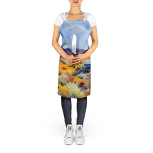 Load image into Gallery viewer, Nevada Sagebrush in Watercolor Apron – Artist-Designed Kitchen, BBQ &amp; Craft Apron