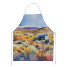 Load image into Gallery viewer, Nevada Sagebrush in Watercolor Apron – Artist-Designed Kitchen, BBQ &amp; Craft Apron