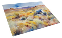 Load image into Gallery viewer, Nevada Sagebrush in Watercolor Glass Cutting Boards – Durable, Decorative Kitchen Art Large