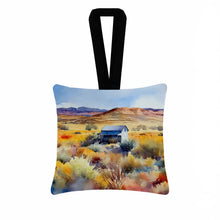 Load image into Gallery viewer, Nevada Sagebrush in Watercolor Hanging Square Fabric Ornament 3.5 × 3.5