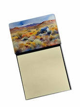 Load image into Gallery viewer, Nevada Sagebrush in Watercolor Sticky Note Holder- Refiilable Desk Accessory Note Pad
