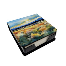 Load image into Gallery viewer, Nevada Sagebrush in Watercolor PU Leather Note Paper Holder