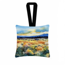 Load image into Gallery viewer, Nevada Sagebrush in Watercolor Hanging Square Fabric Ornament 3.5 × 3.5