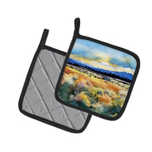 Load image into Gallery viewer, Nevada Sagebrush in Watercolor Pair of Pot Holders