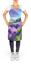 Load image into Gallery viewer, New Hampshire Purple Lilac in Watercolor Apron – Artist-Designed Kitchen, BBQ &amp; Craft Apron