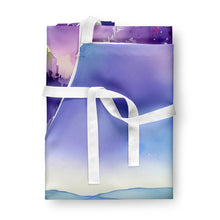 Load image into Gallery viewer, New Hampshire Purple Lilac in Watercolor Apron – Artist-Designed Kitchen, BBQ &amp; Craft Apron