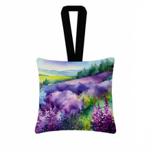 Load image into Gallery viewer, New Hampshire Purple Lilac in Watercolor Hanging Square Fabric Ornament 3.5 × 3.5