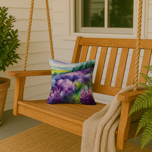 Load image into Gallery viewer, New Hampshire Purple Lilac in Watercolor Throw Pillow